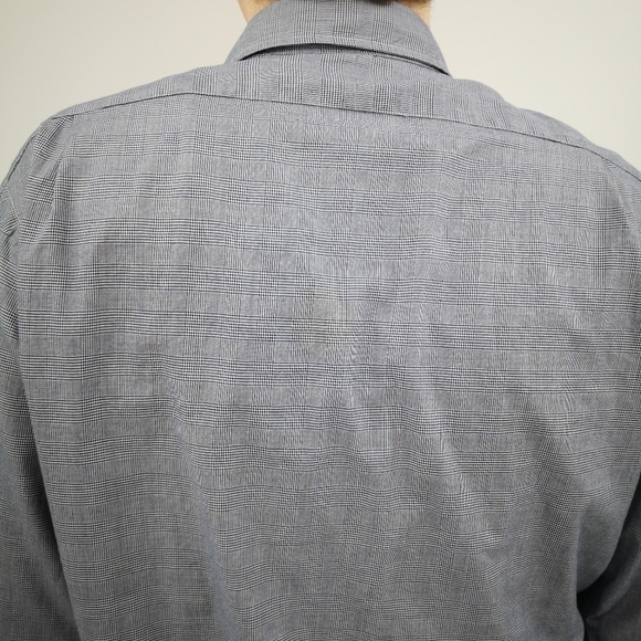 Polo Ralph Lauren Men's L Houndstooth Casual Button Down Long Sleeve Shirt - Picture 8 of 11